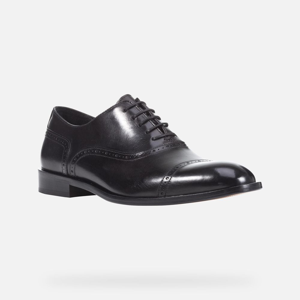 Geox Formal Shoes Black Saymore - Geox Mens Shoes - BESGFL760